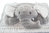 Wäschekorb Wäschesammler Wäschetruhe mit Plüschtier Elefant mit Deckel Bezug grau 40x30 H.55