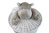 Wäschekorb Wäschetruhe Weide weiß grau Plüschtier Hippo D.32 H.48