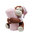 Plüschtier mit Decke 120x80cm mit Varianten Affe rosa